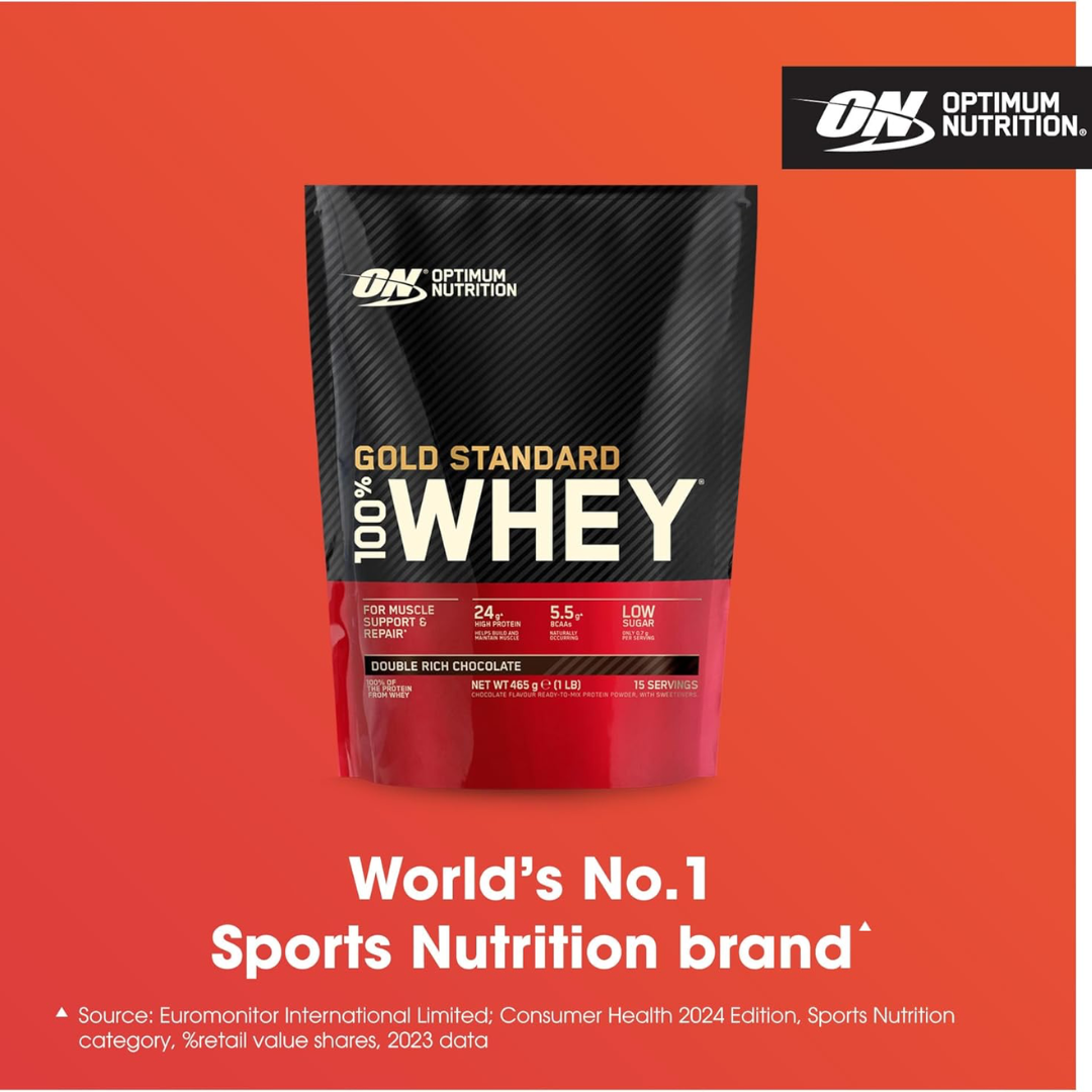 Optimum Nutrition Gold Standard 100% Whey 450g - Double Rich Chocolate