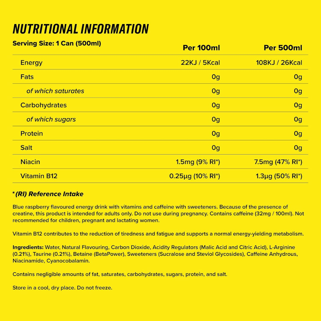 Cellucor C4 Performance Energy Carbonated RTD 12x500ml - Millions Strawberry