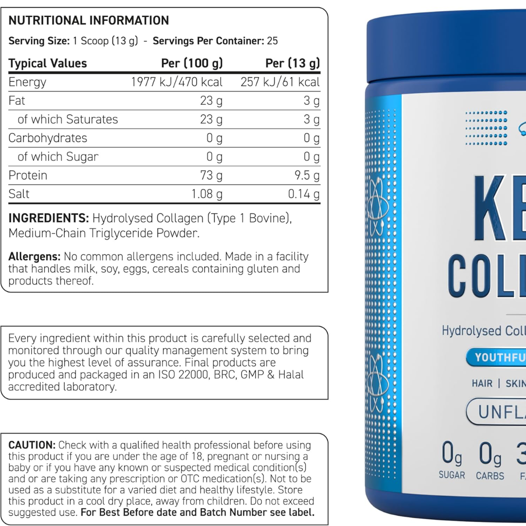 Applied Nutrition Keto Collagen 325g