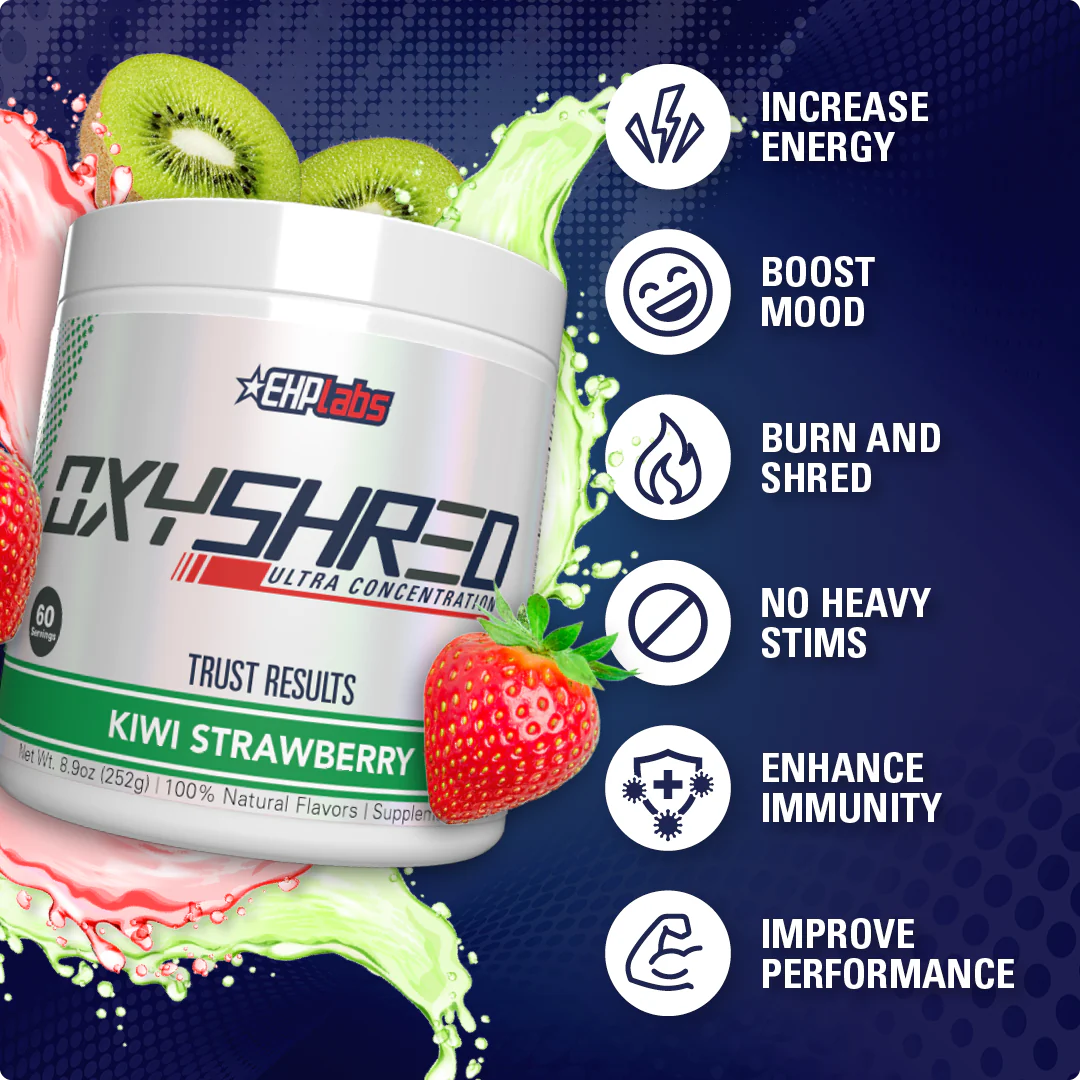 EHP Labs OxyShred Ultra Concentration 60 Servings - Frosty Big Apple