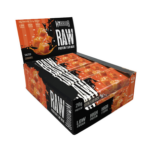 Warrior Raw Protein Flapjack 12x75g - Salted Caramel