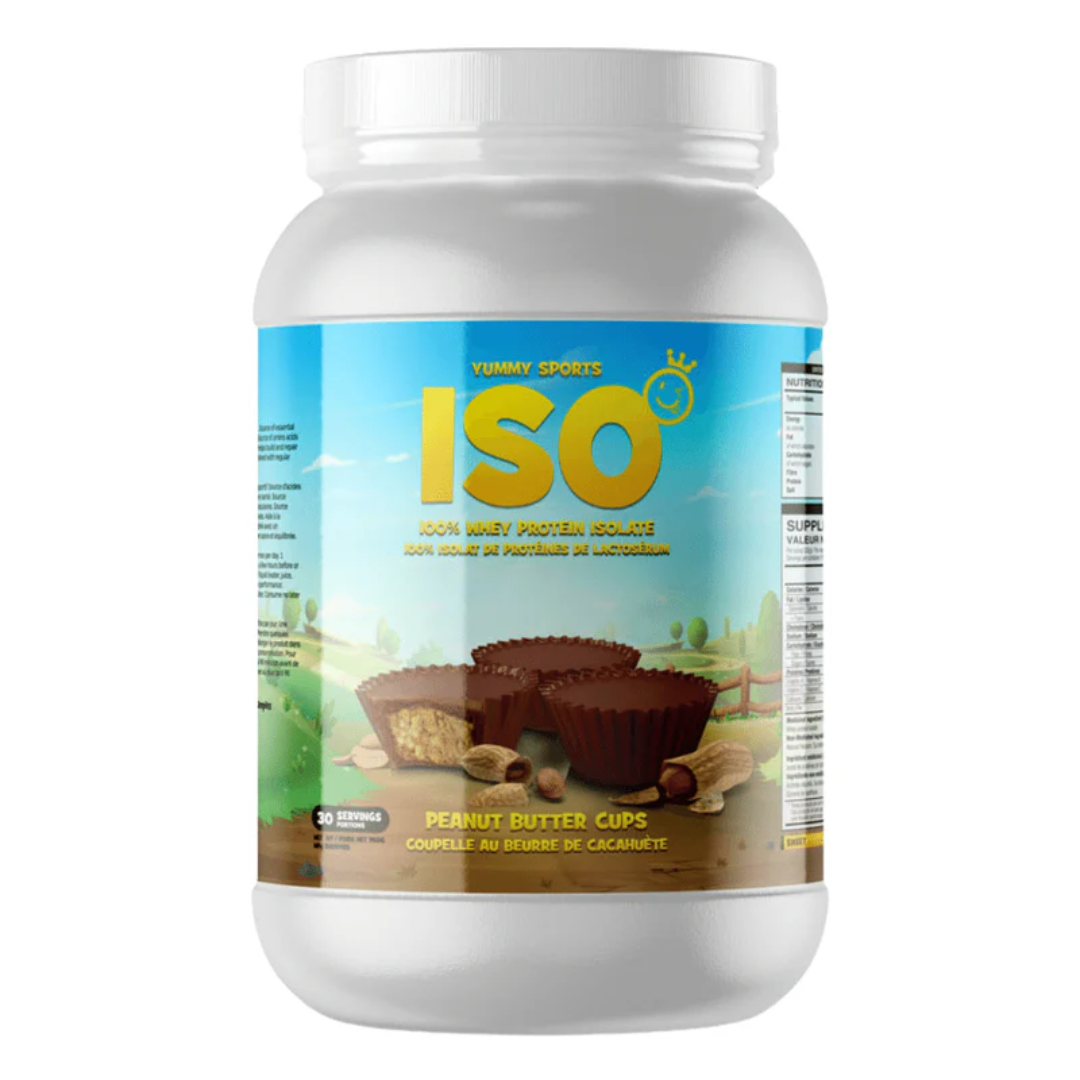 Yummy Sports ISO Tub 30 Servings 960g - Peanut Butter Cups
