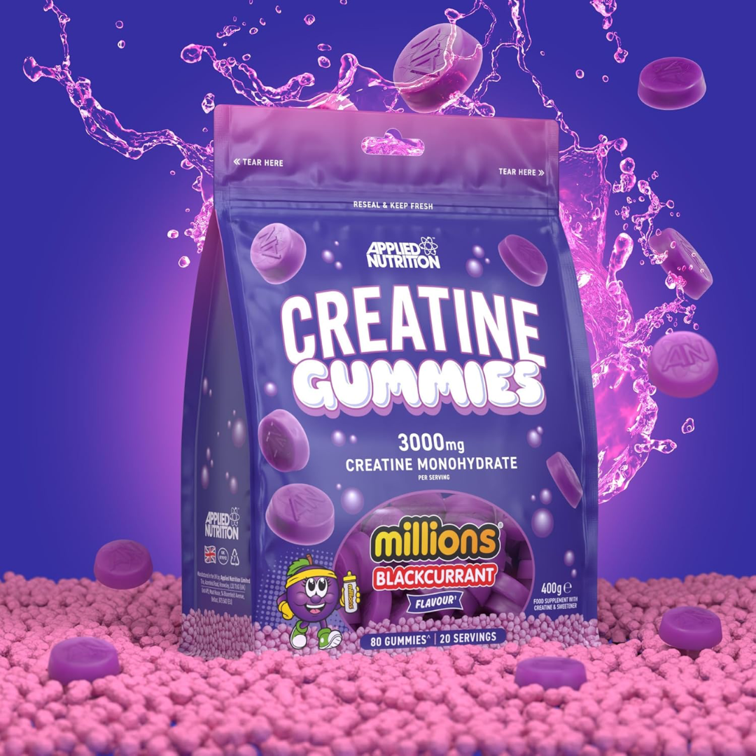 Applied Nutrition Creatine Gummies 80 Gummies - Blue Raspberry