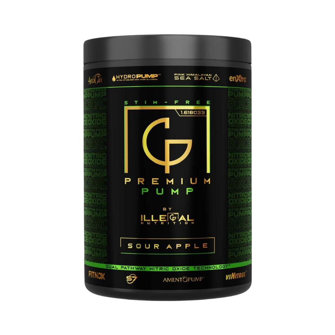 Illegal Nutrition Premium Pump V2 (Stim-Free) 375g - Sour Apple