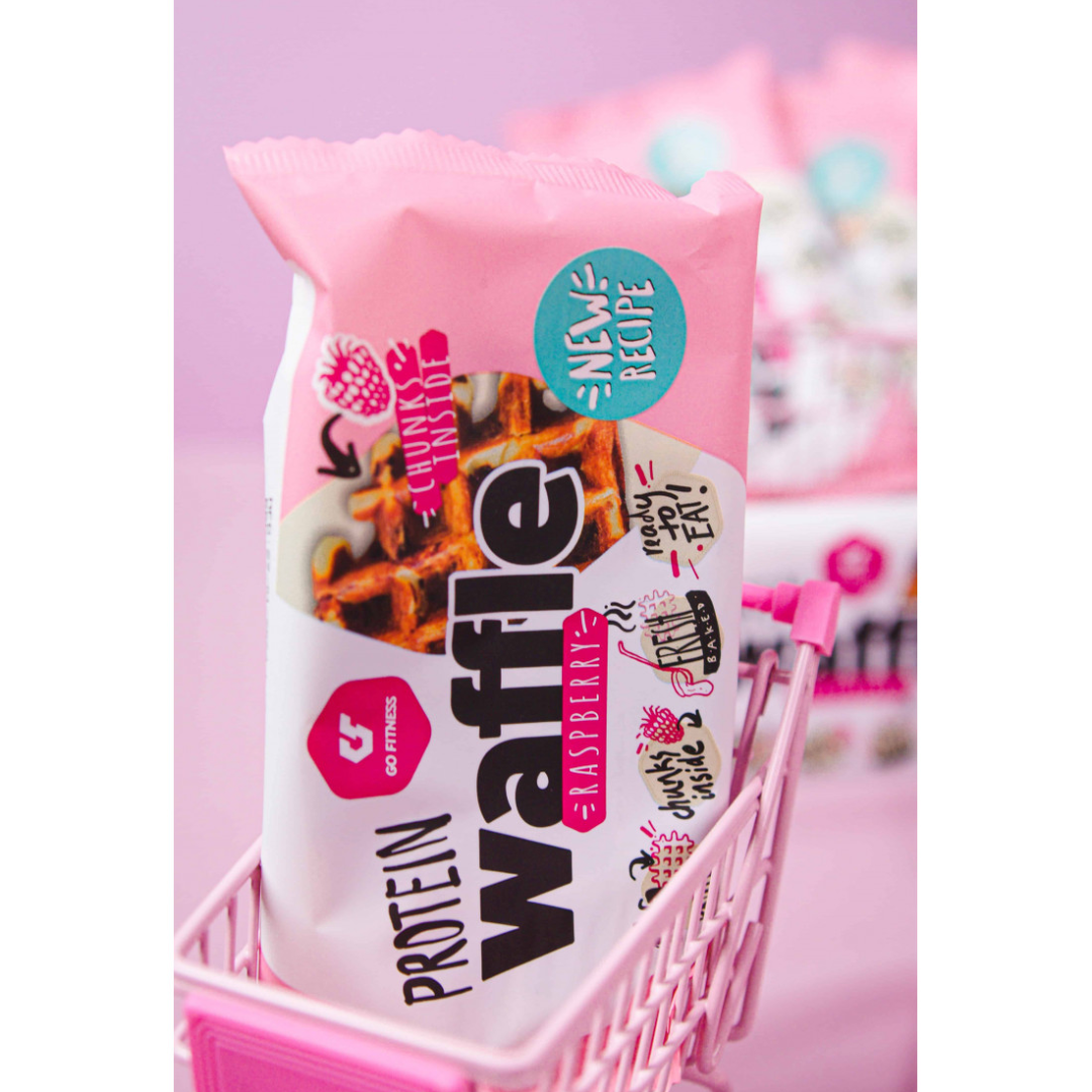 Go Fitness Protein Waffle 12x50g - Raspberry