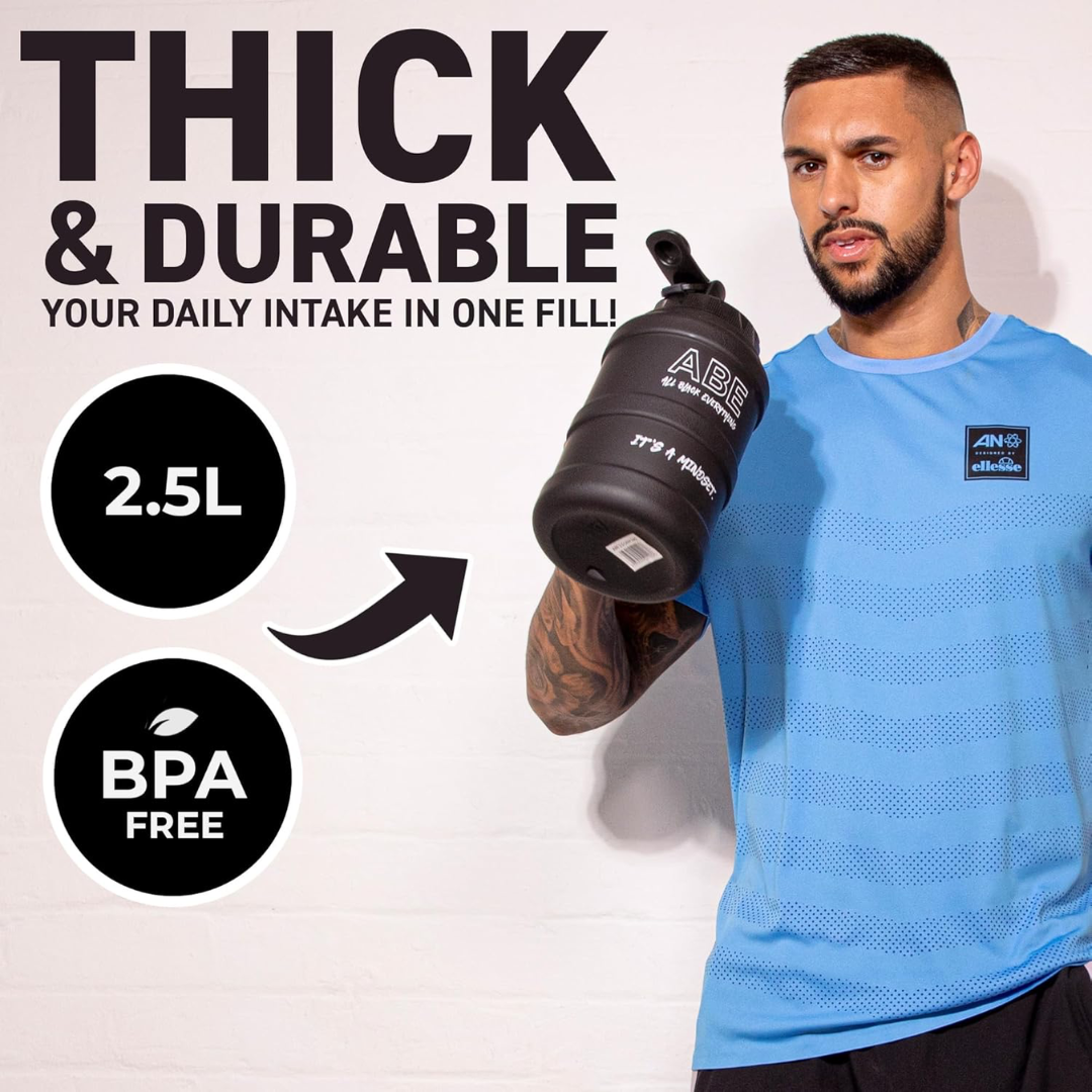 Applied Nutrition ABE Water Jug 2.5L Matte Black