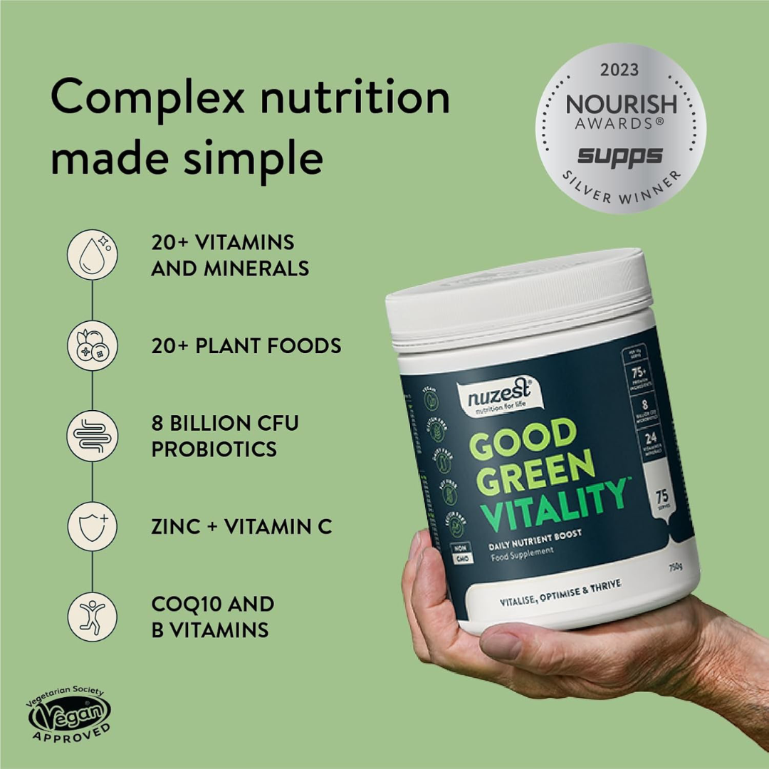 Nuzest Good Green Vitality 750g Refreshingly Natural