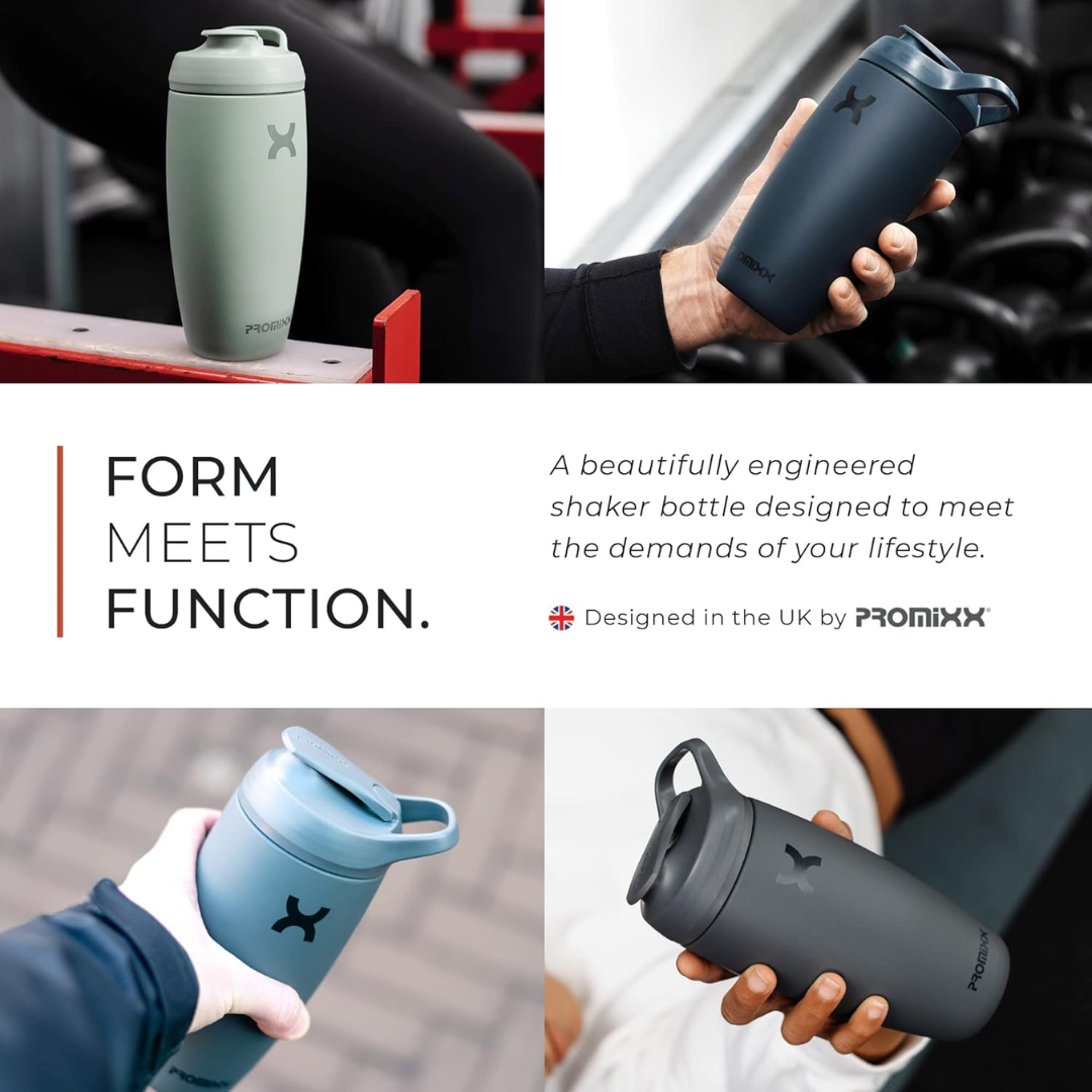 PROMiXX Pursuit Stainless-Steel Shaker Bottle 550ml - Graphite
