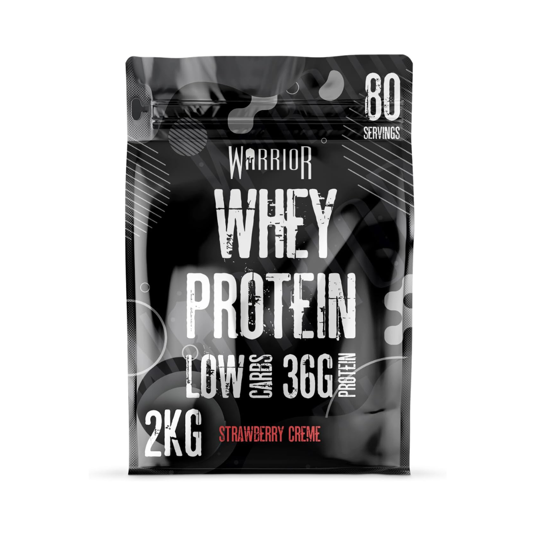 Warrior Whey 2kg - Strawberry Crème
