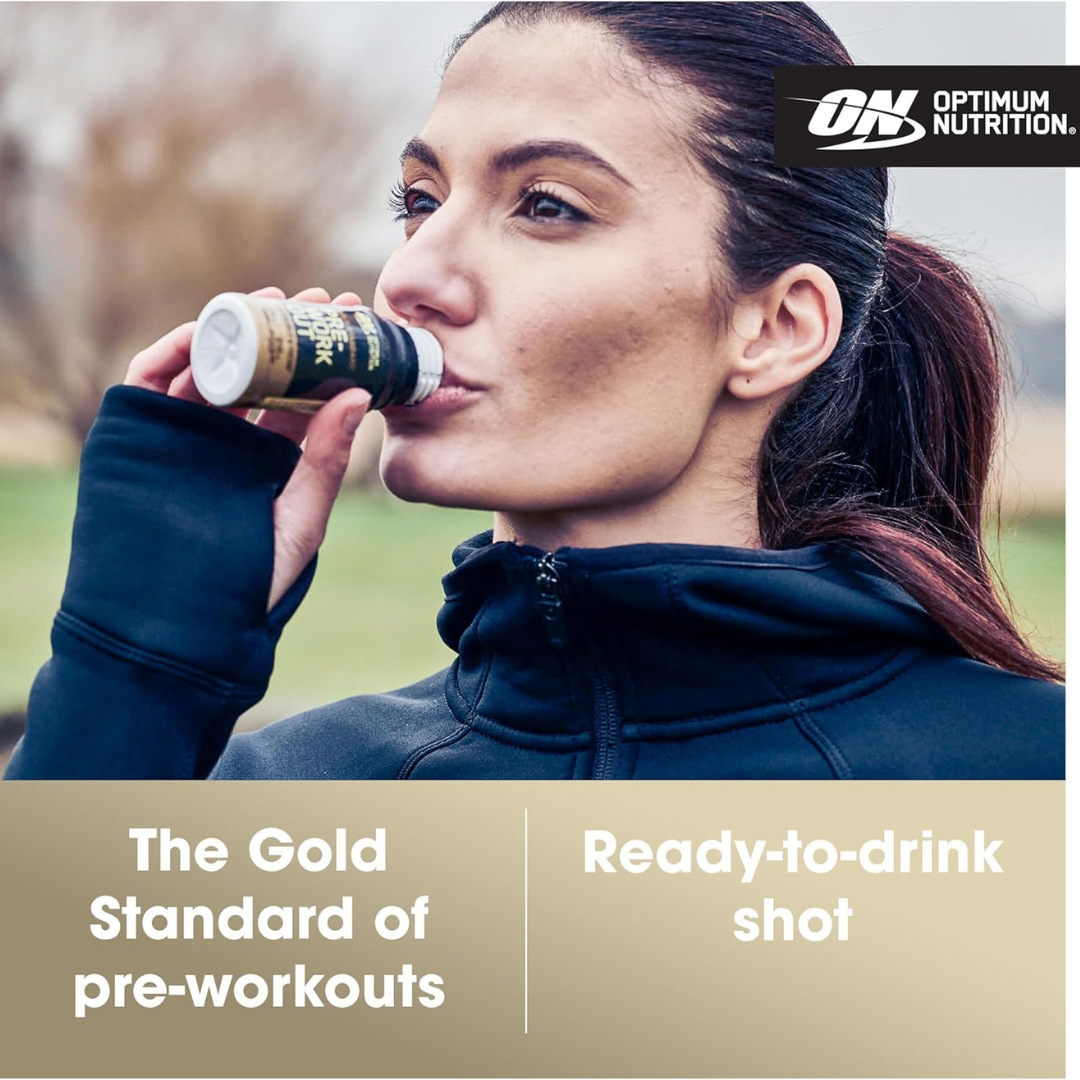 Optimum Nutrition Gold Standard Pre-Workout Shot 12x60ml - Lemon & Lime