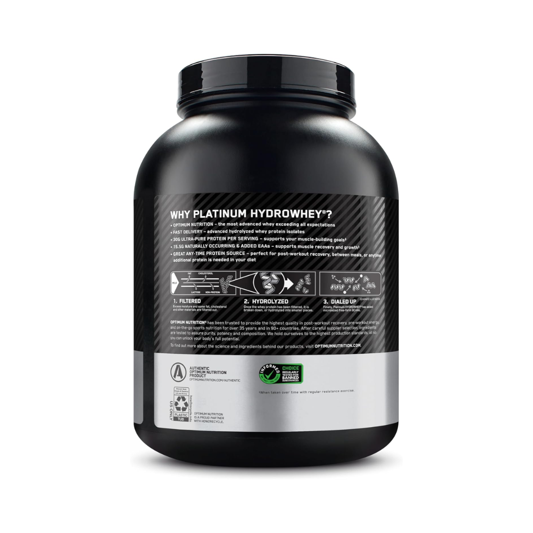 Optimum Nutrition Platinum Hydro Whey 1.6kg - Vanilla