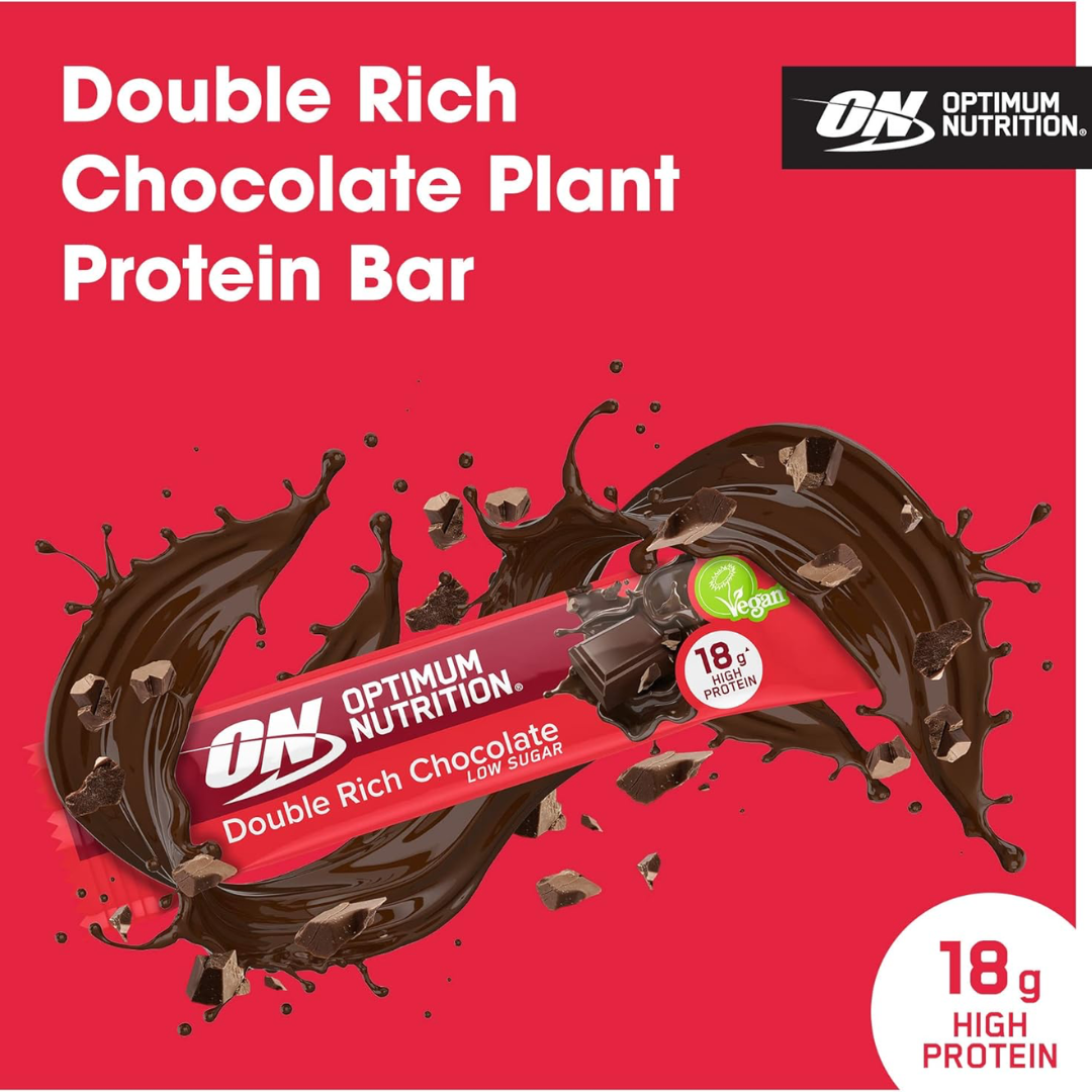 Optimum Nutrition Plant Bar 12x60g - Double Choc