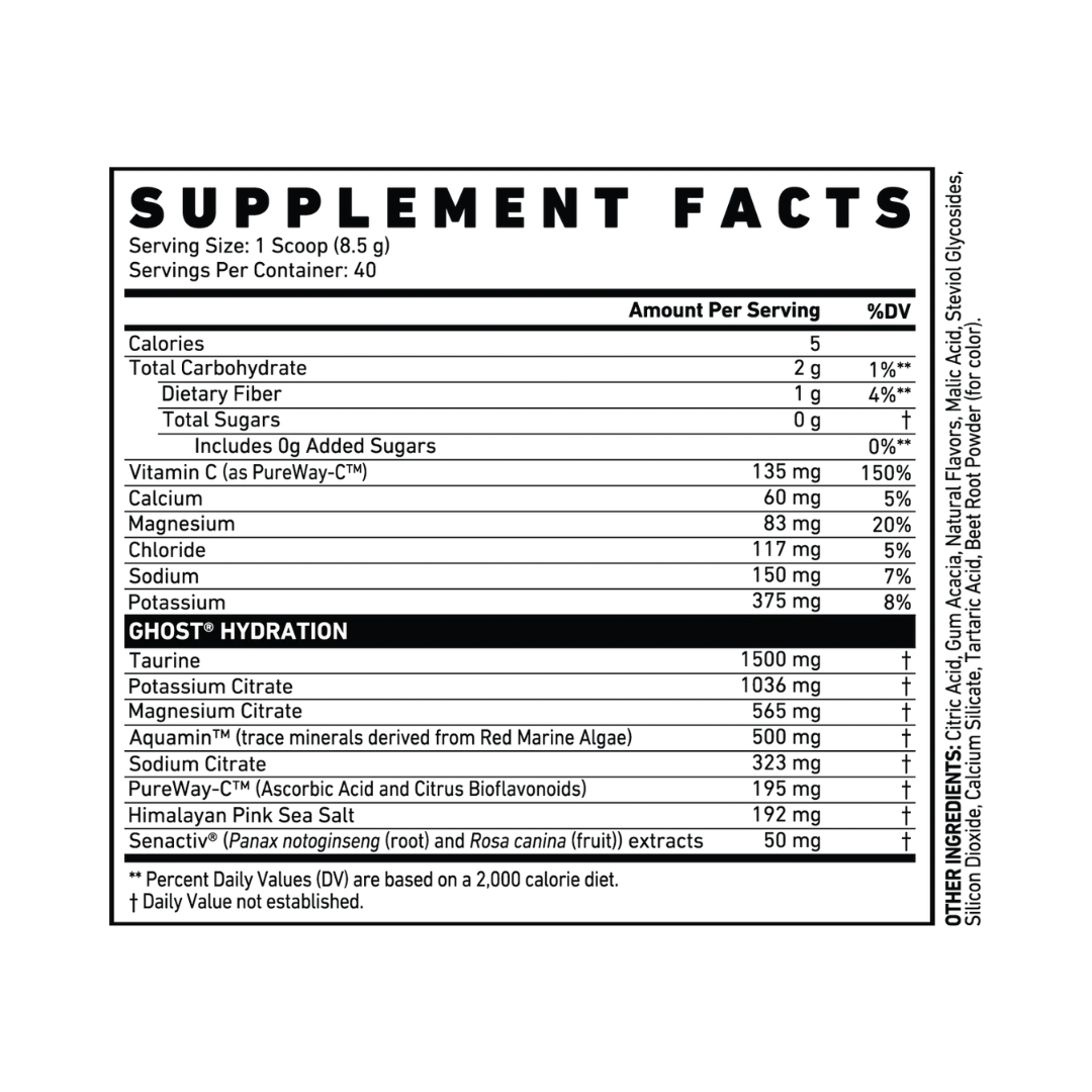 Ghost Hydration 360g - Kiwi Strawberry