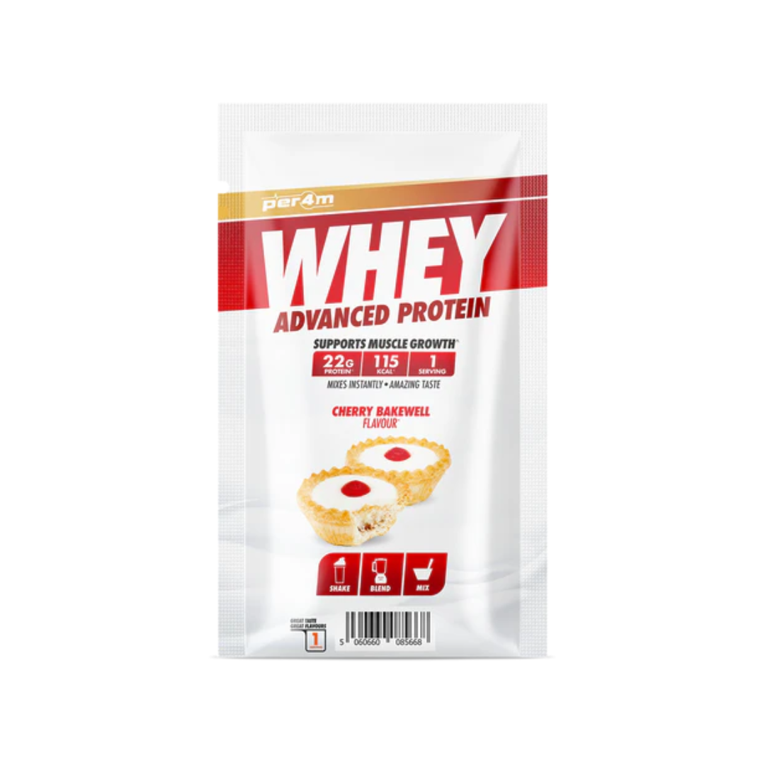 Per4m Advanced Whey Protein Sample Sachet 30g - Cherry Bakewell