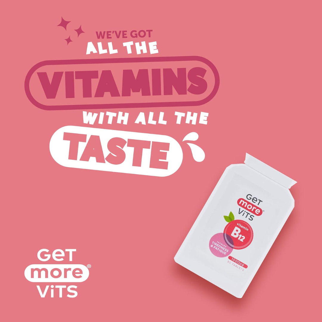 Get More Vits Vitamin B12 90 Tabs