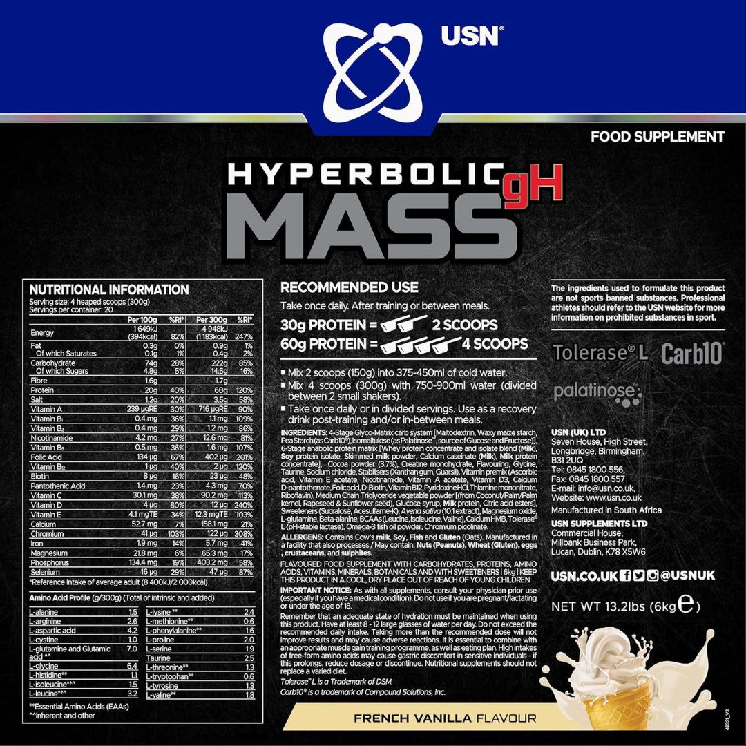 USN Hyperbolic Mass 6kg - Strawberry