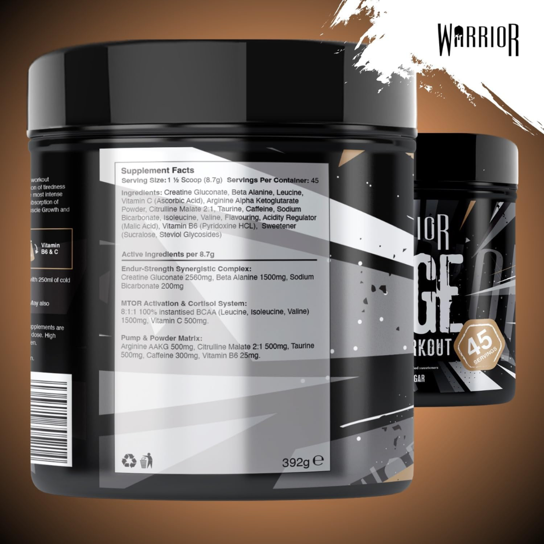 Warrior Rage 392g - Cola