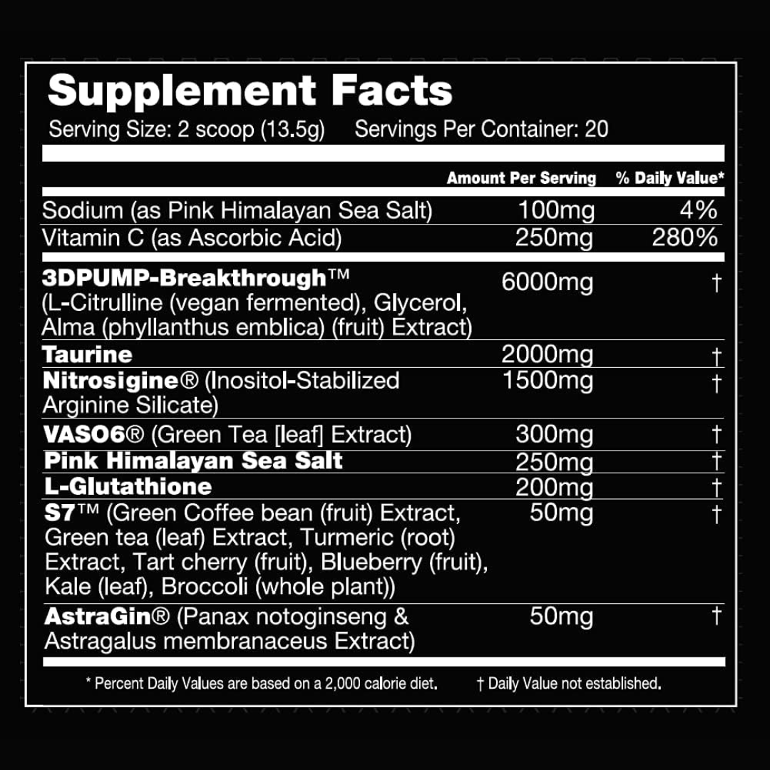 Performax Labs VasoMax 3D 270g - Mango Kiwi Cooler