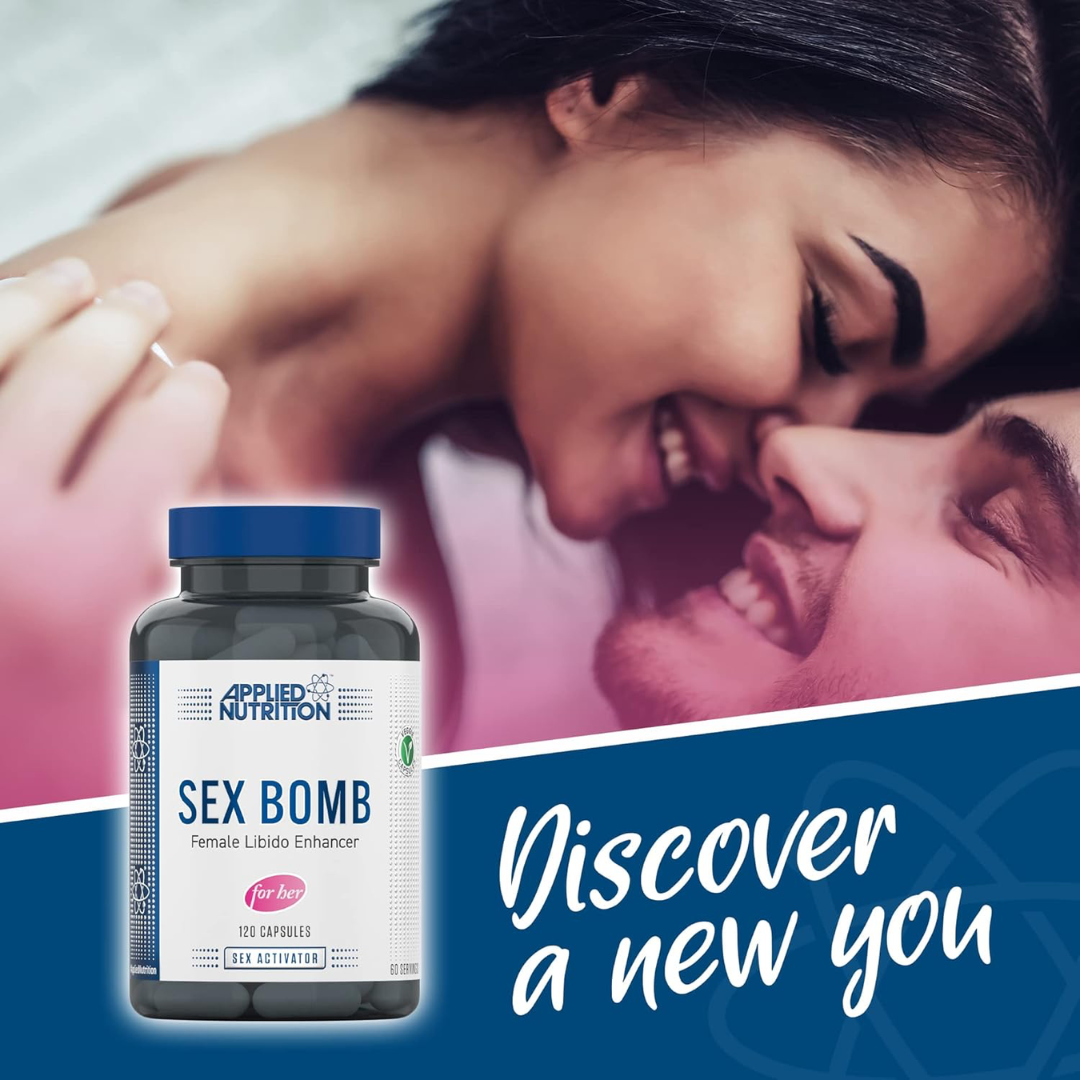Applied Nutrition Sex Bomb Female Libido Enhancer 120 Veg Caps