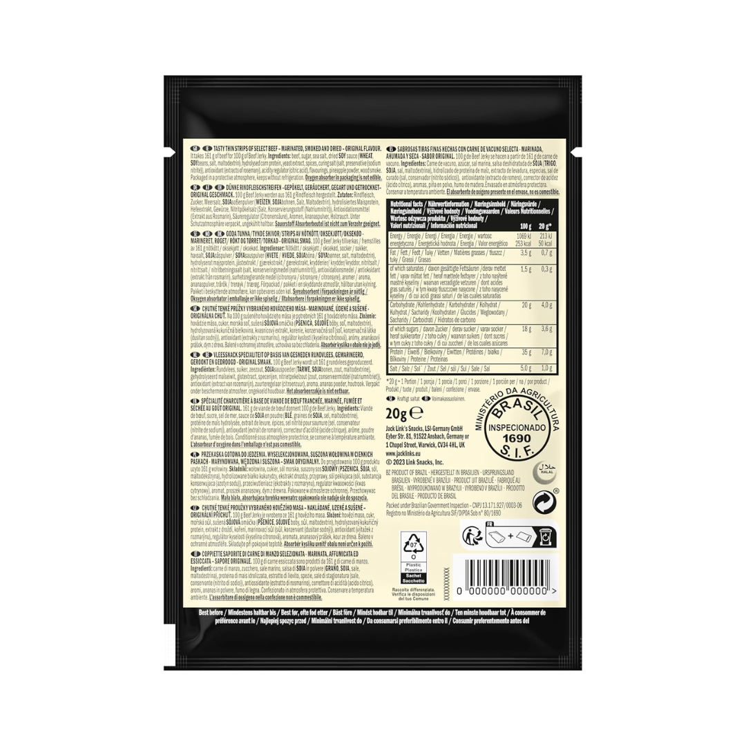 Jack Links Beef Jerky 12x25g - Sweet and Hot