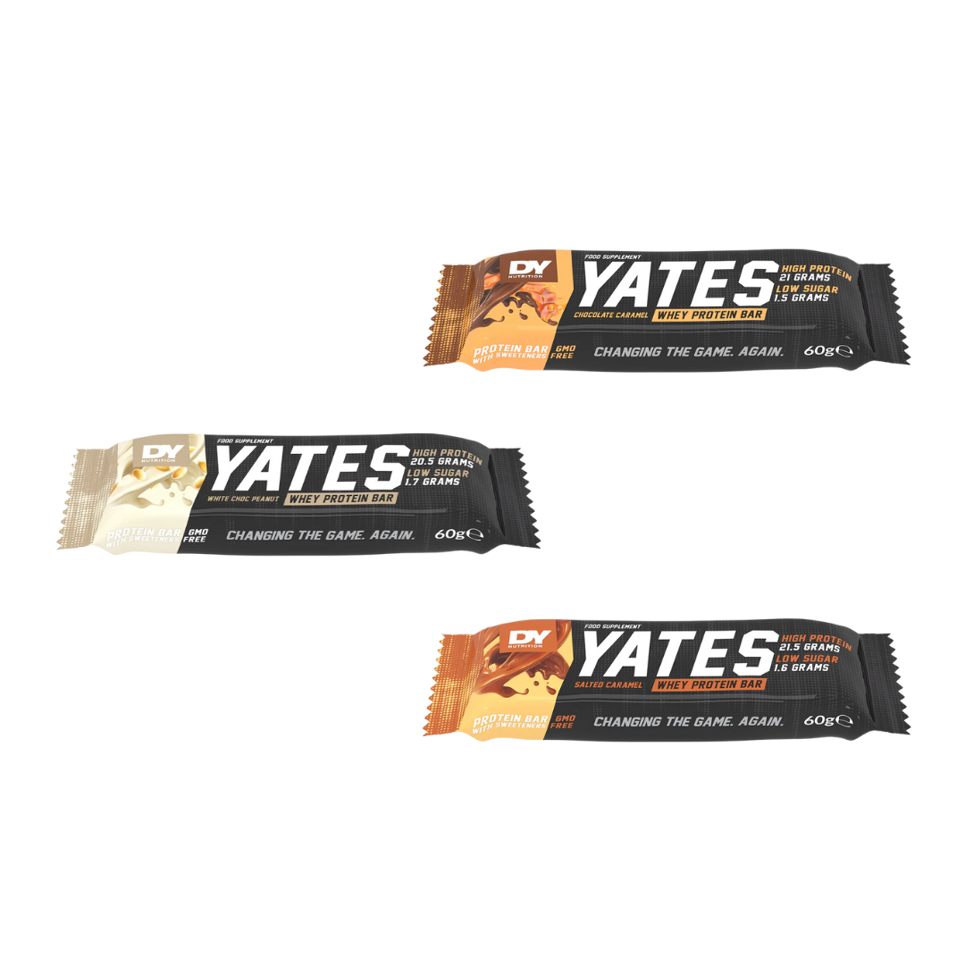 DY Nutrition Yates Protein Bar 12x60g - Salted Caramel
