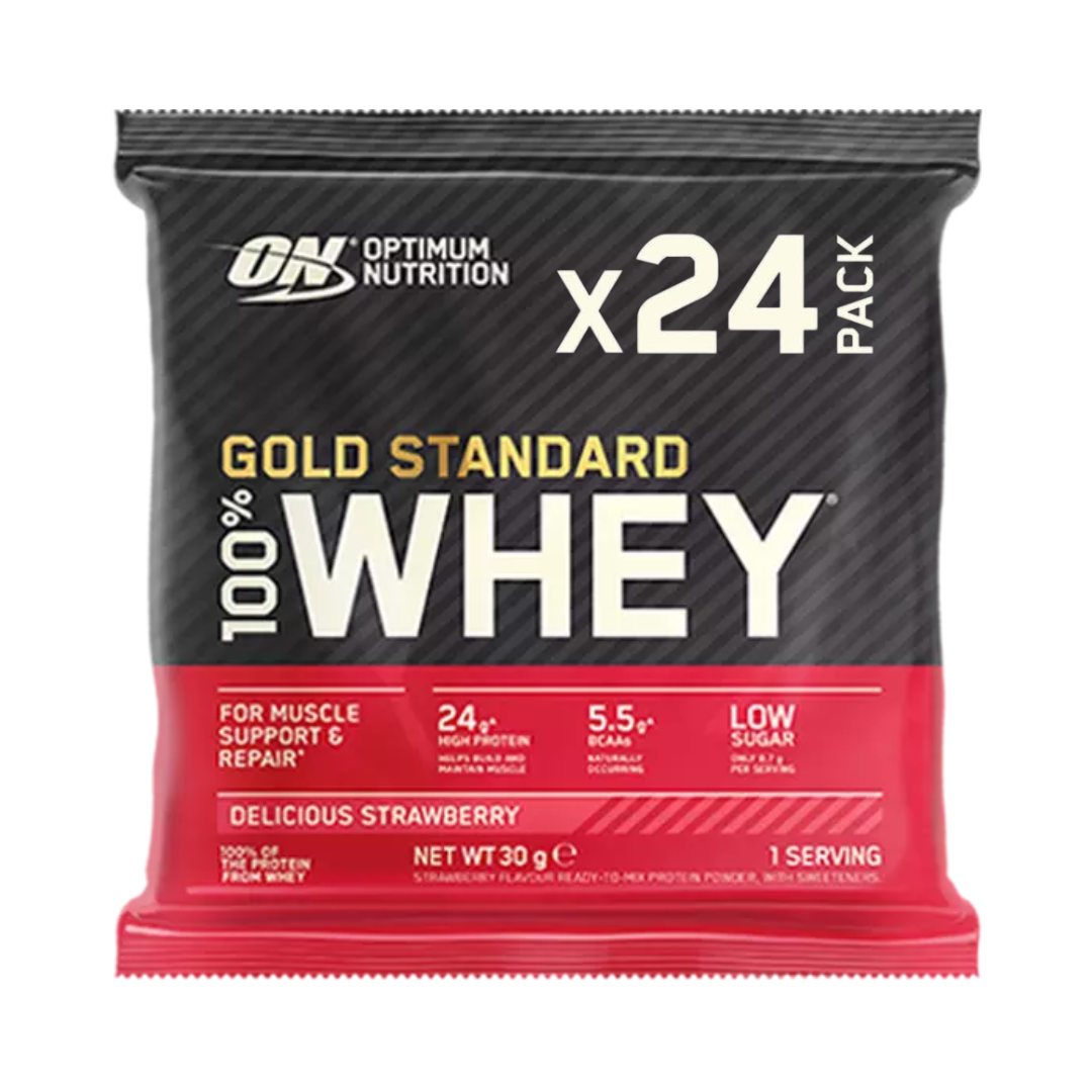 Optimum Nutrition Gold Standard 100% Whey 24x30g - Delicious Strawberry
