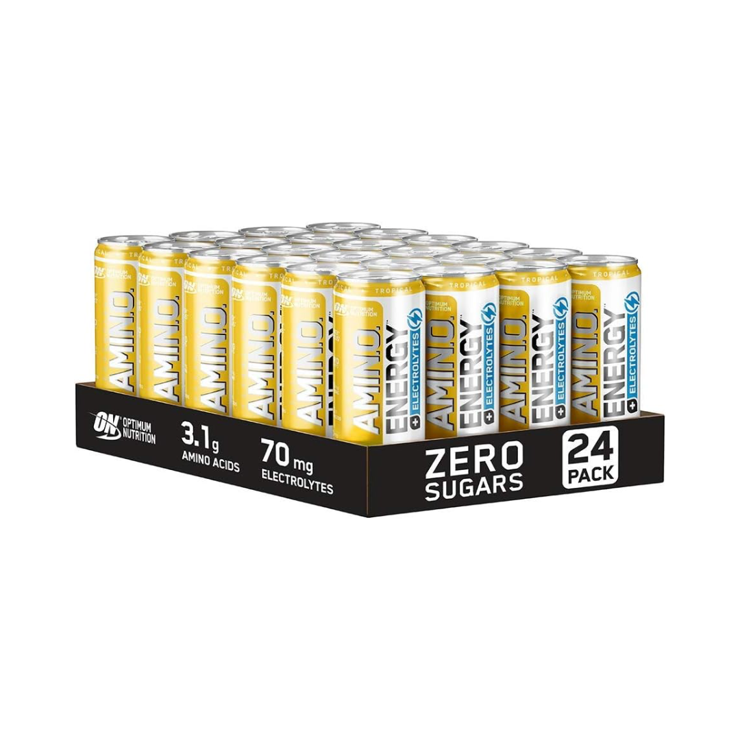 Optimum Nutrition Amino Energy + Electrolyte RTD 24x250ml - Tropical