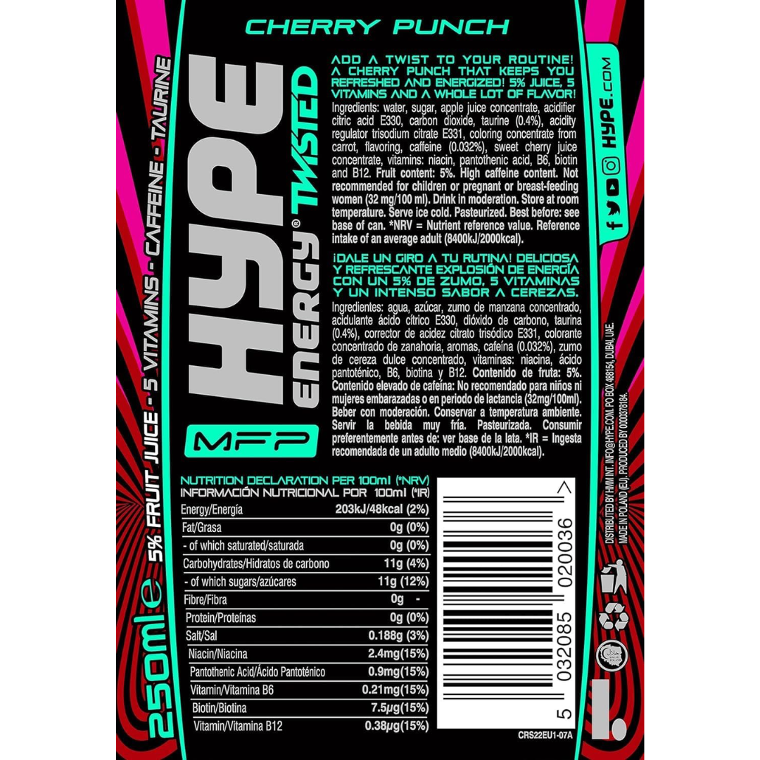 HYPE Twisted 24x250ml - Tropical