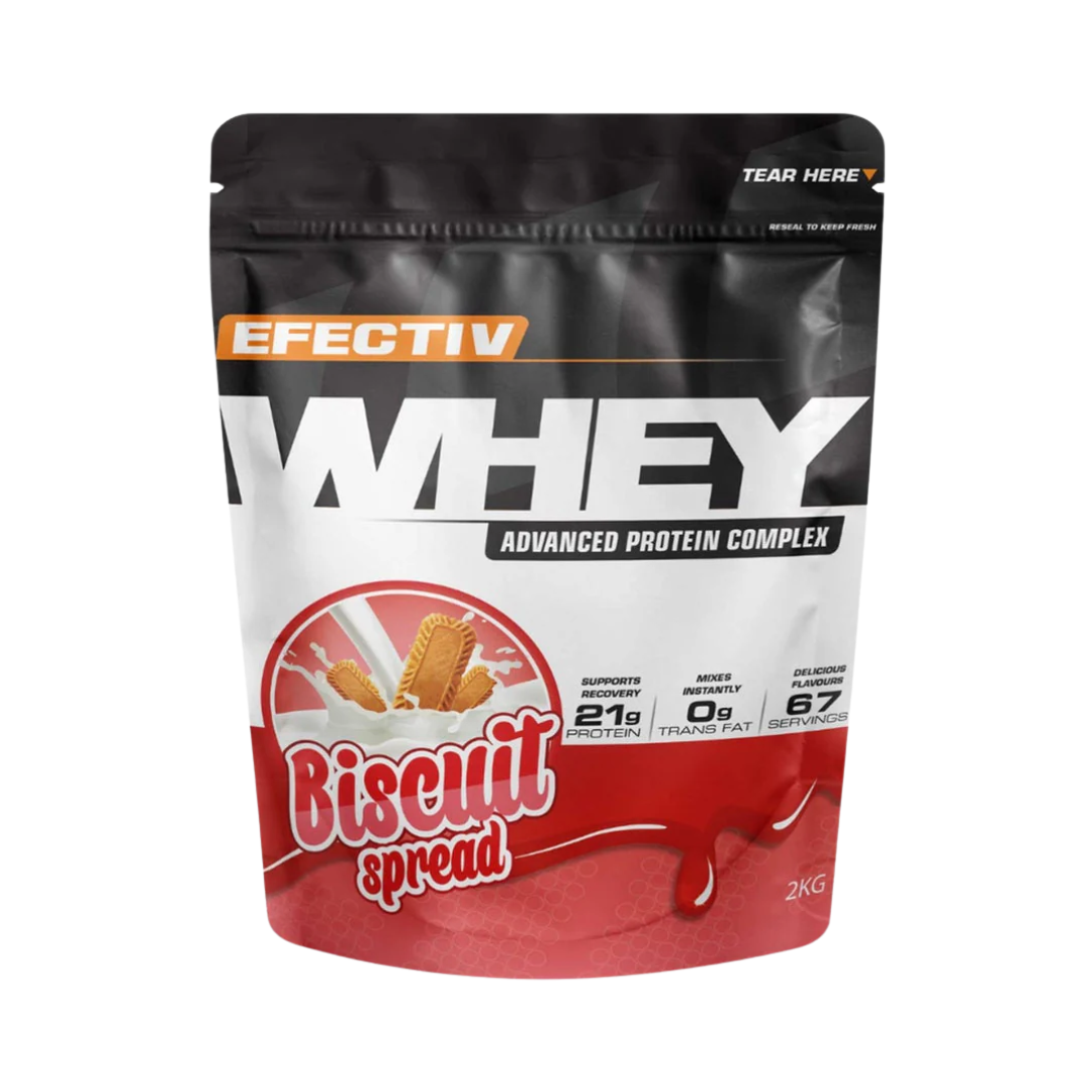 Efectiv Nutrition Whey Protein 2kg - Biscuit Spread