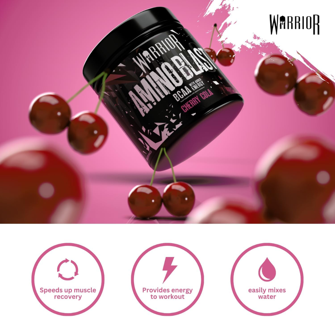 Warrior Amino Blast 270g - Blue Raspberry