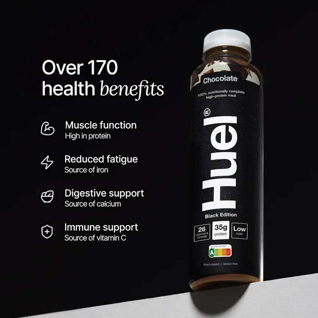 Huel Ready-to Drink Black Edition 8x500ml - Strawberry & Banana