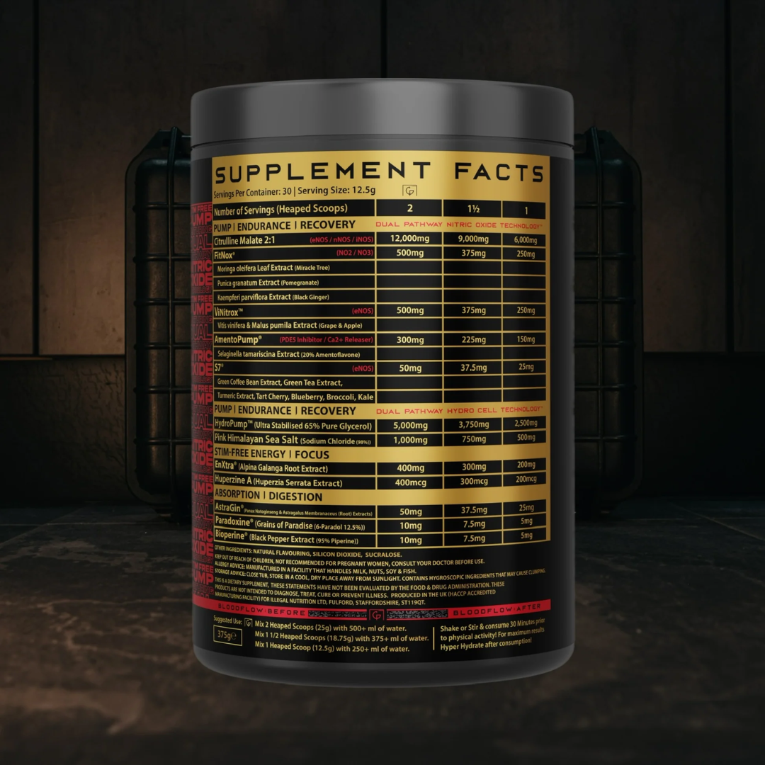 Illegal Nutrition Premium Pump V2 (Stim-Free) 375g - Sour Apple