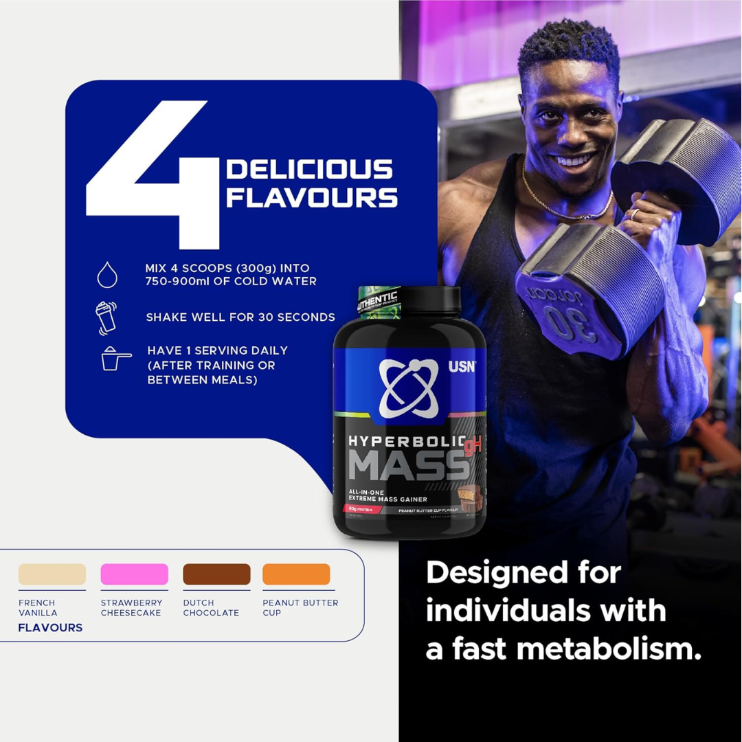 USN Hyperbolic Mass 2kg - Strawberry Cheesecake