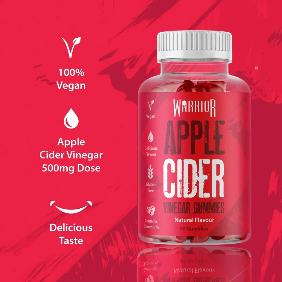 Warrior Apple Cider Vinegar Gummies 60 Gummies