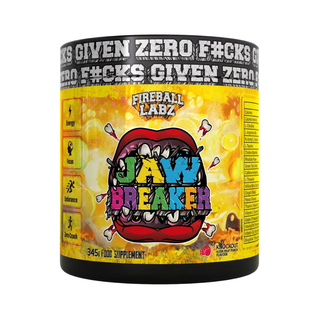 Fireball Labz Jaw Breaker 345g - Knockout (Sour Fruit Punch)
