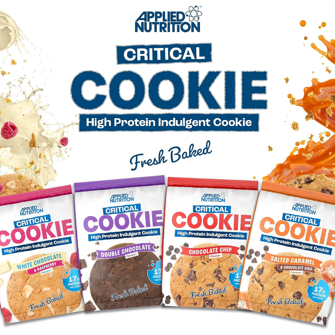 Applied Nutrition Critical Cookie 12x73g - White Chocolate & Raspberry