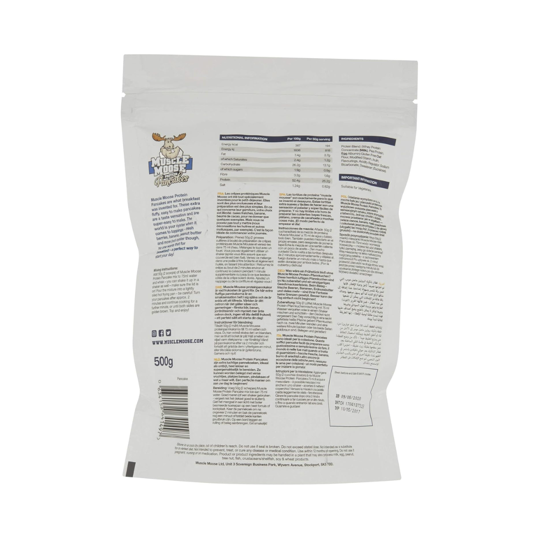 Muscle Moose Protein Pancakes 500g Golden Syrup