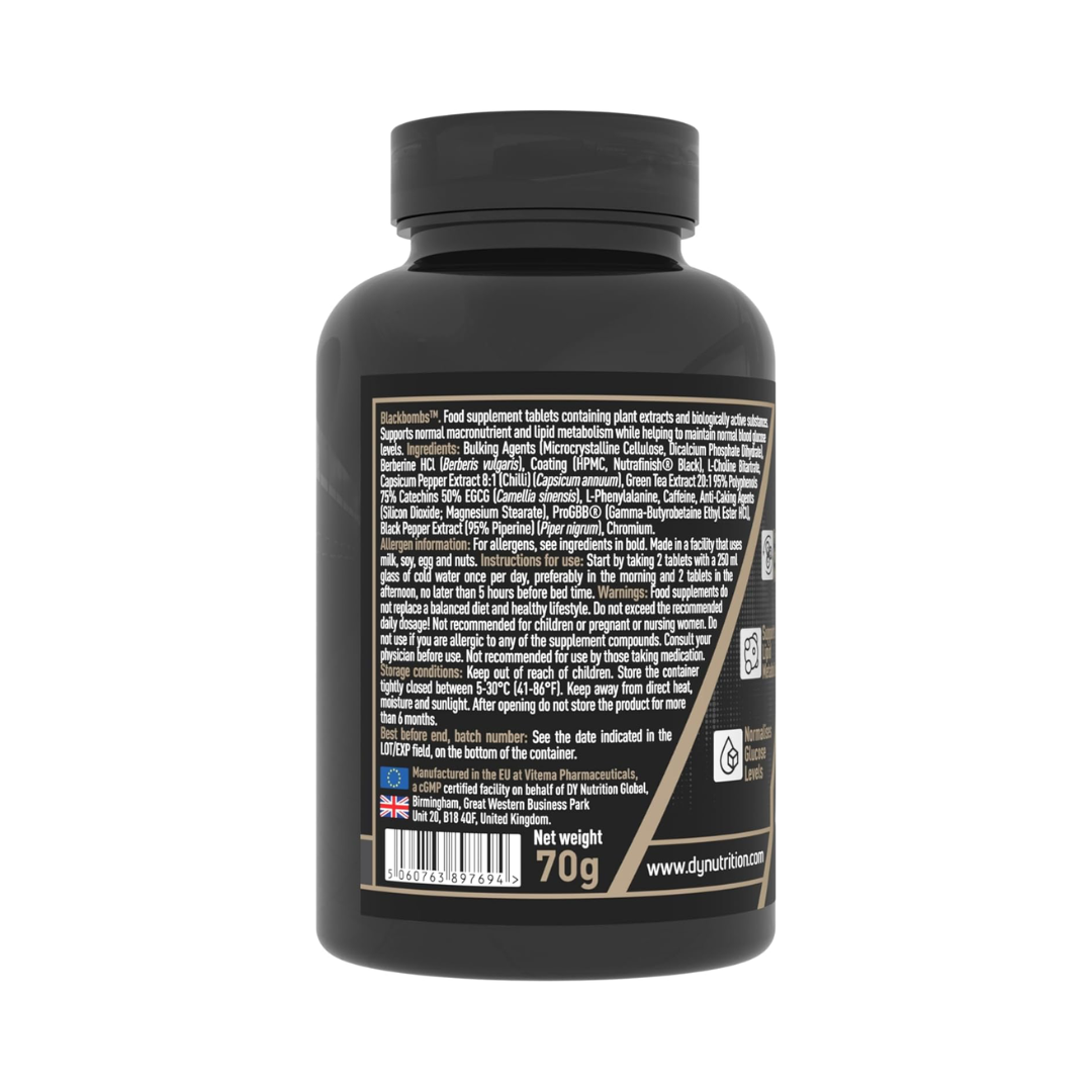 DY Nutrition Black Bombs 60 Tabs