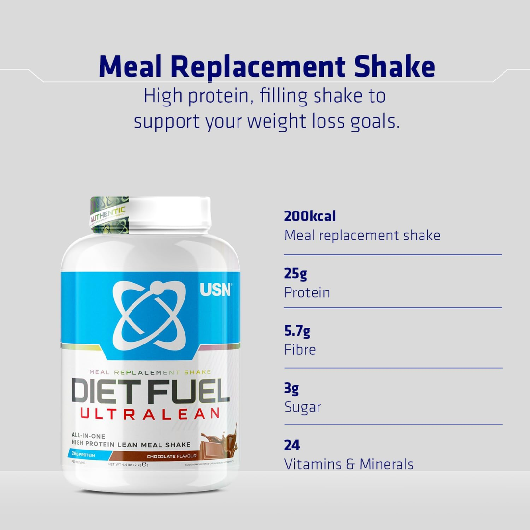 USN Diet Fuel Ultralean 2kg - Strawberry