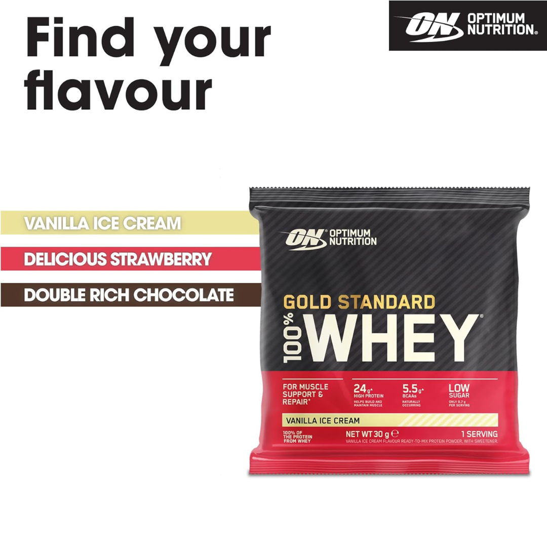 Optimum Nutrition Gold Standard 100% Whey 24x30g - Vanilla Ice Cream