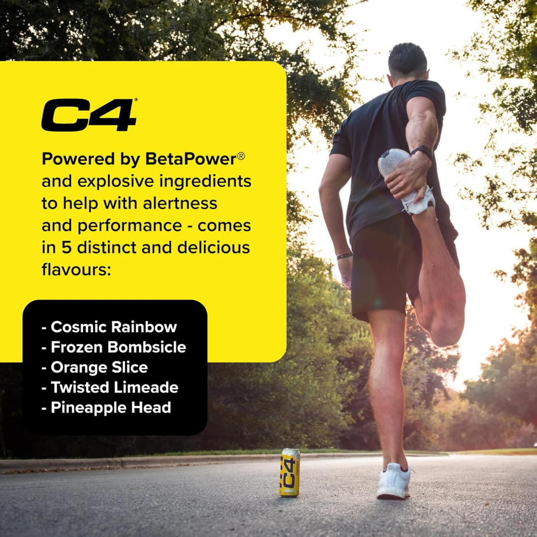 Cellucor C4 Performance Energy Carbonated RTD 12x500ml - Cosmic Rainbow