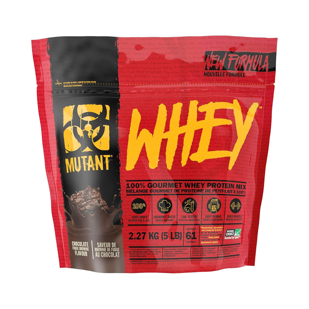 Mutant Whey 2.27kg - Chocolate Fudge Brownie