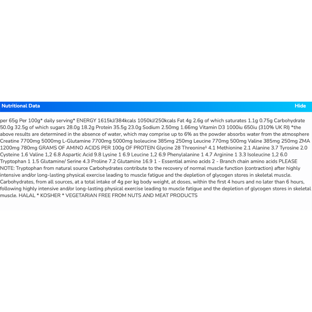 NutriSport Crossfit Post Workout Recovery 1.5kg - Vanilla