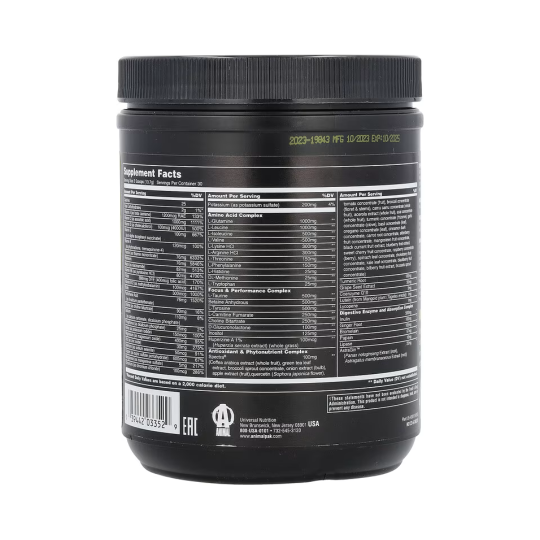 Animal Pak Powder 44 Servings - Orange