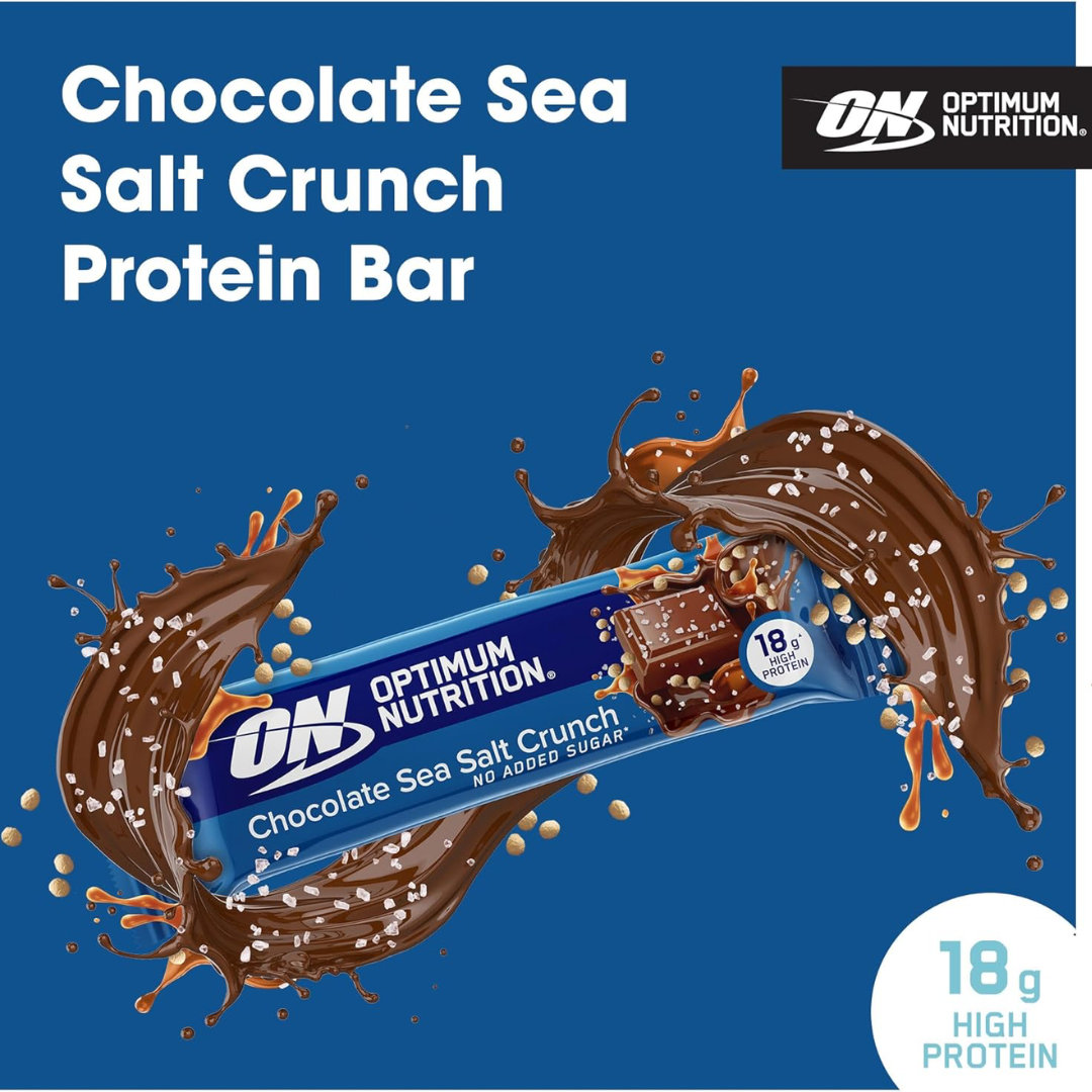 Optimum Nutrition Crunch Bar Box Of 12 - Choc Red Berry