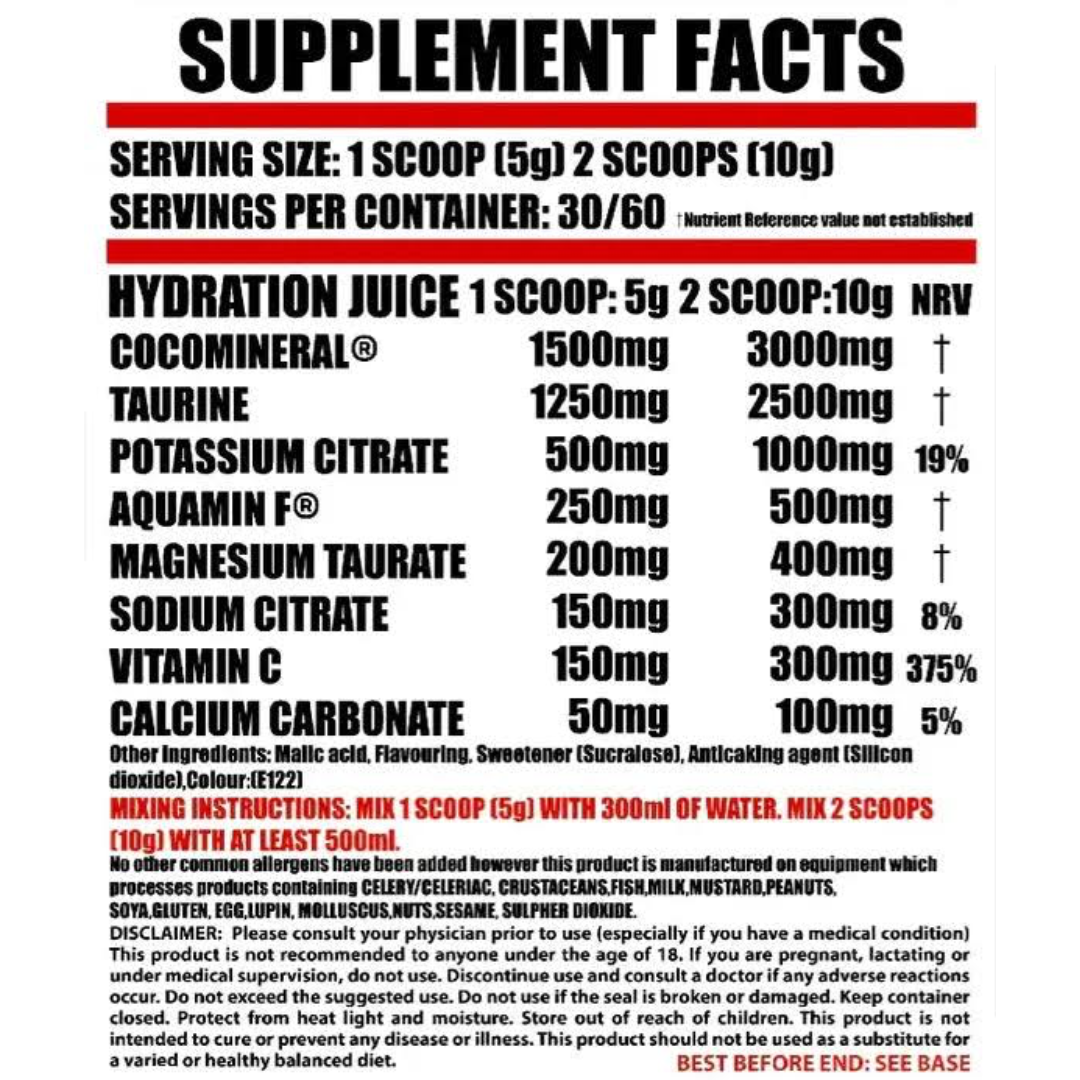 Gorillalpha Hydration Juice 300g - Ultimate Watermelon