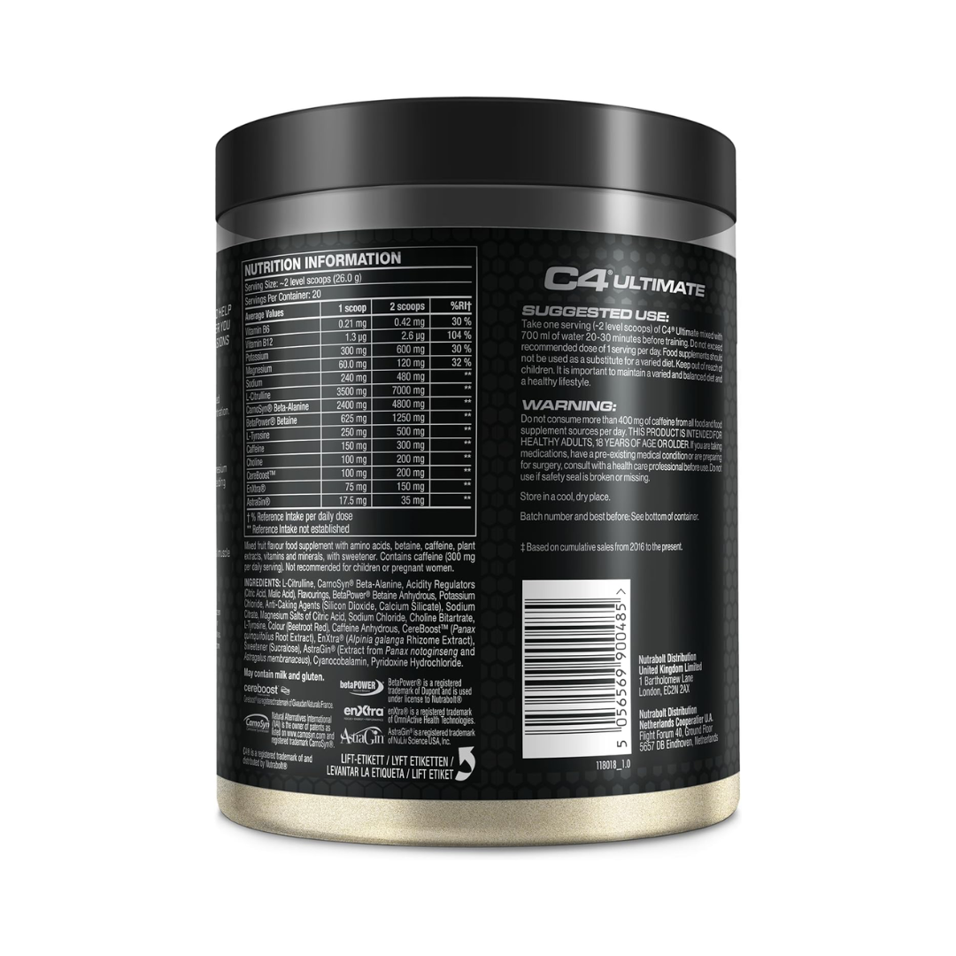 Cellucor C4 Ultimate 20 Servings - Tutti Frutti