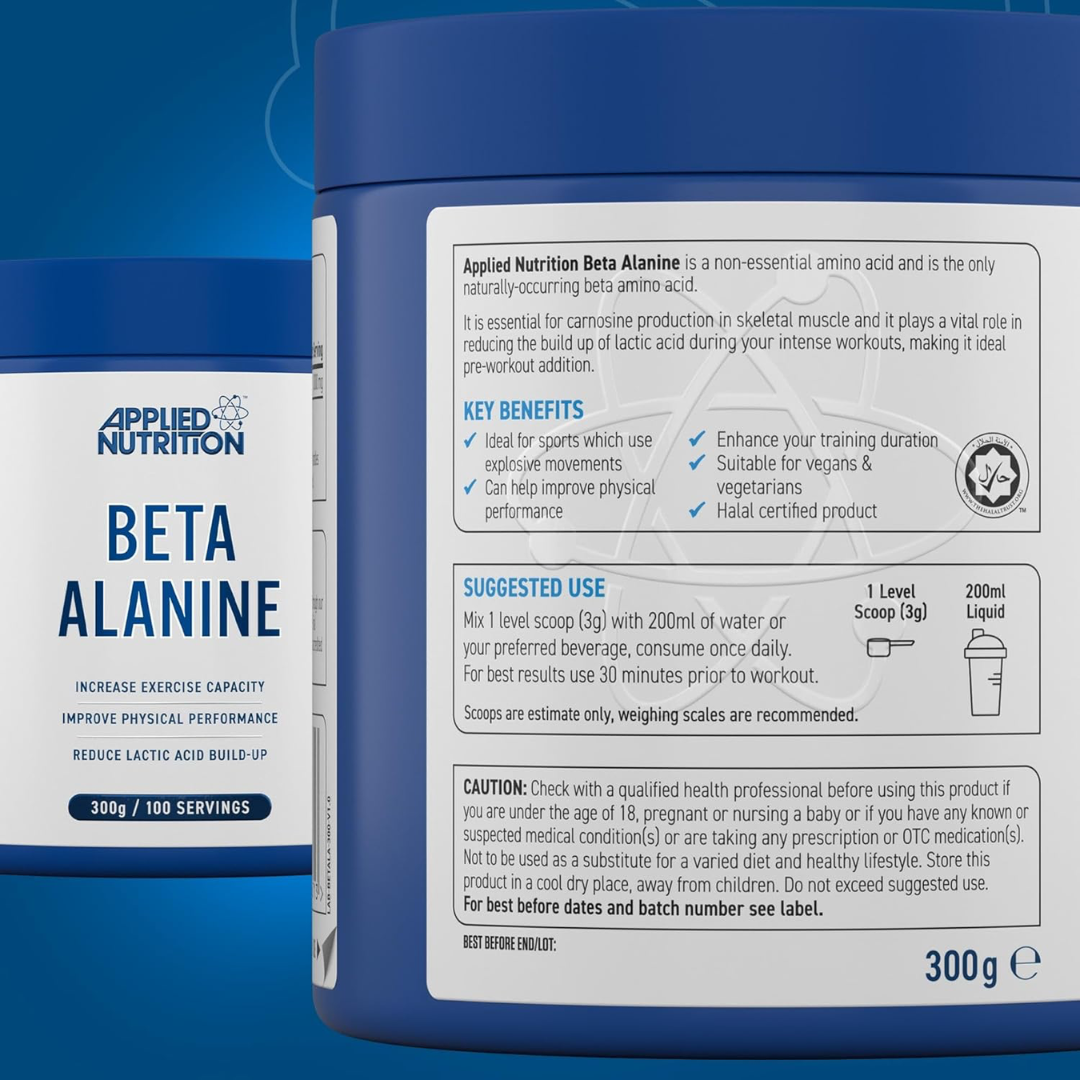 Applied Nutrition Beta Alanine 300g Unflavoured