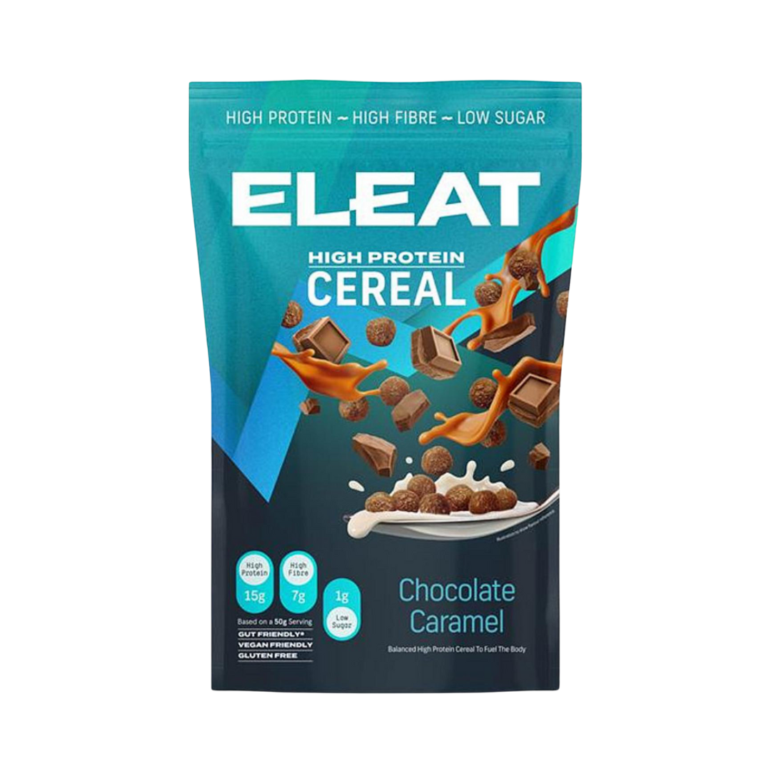 Eleat Balanced High Protein Cereal 250g - Chocolate Caramel – The Box ...
