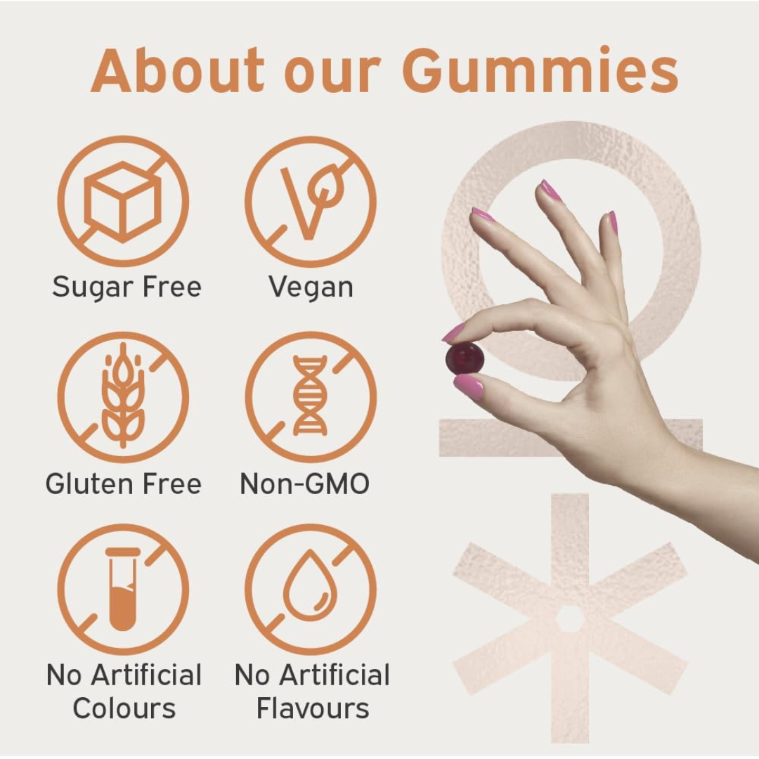Nutriburst Collagen Revive 60 Gummies Blueberry
